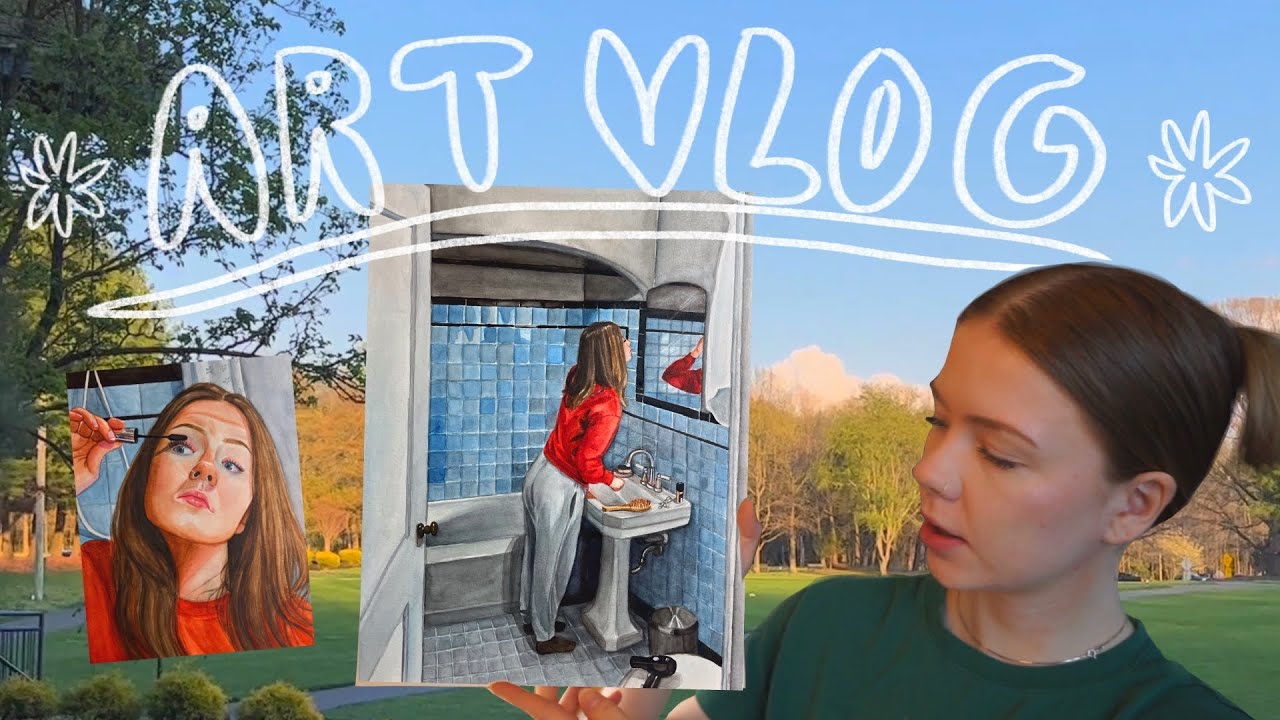 ART VLOG ✿ art finals & going on small adventures