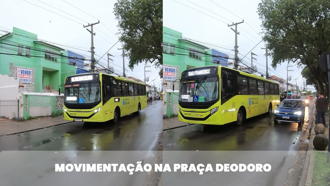 Movimentação de ônibus 17 - Praça Deodoro, São Luís, MA