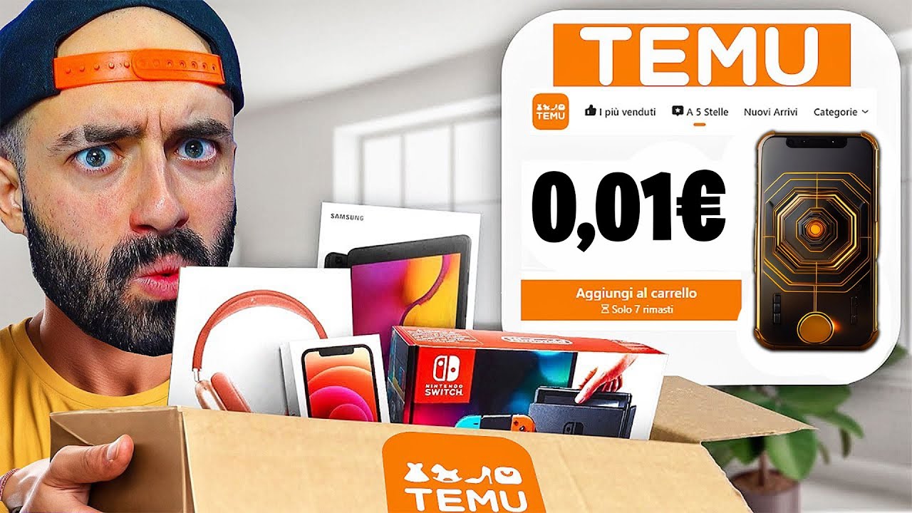 5 GADGET di TEMU da 1€... Esplodono? 📦 MEGA UNBOXING XXL