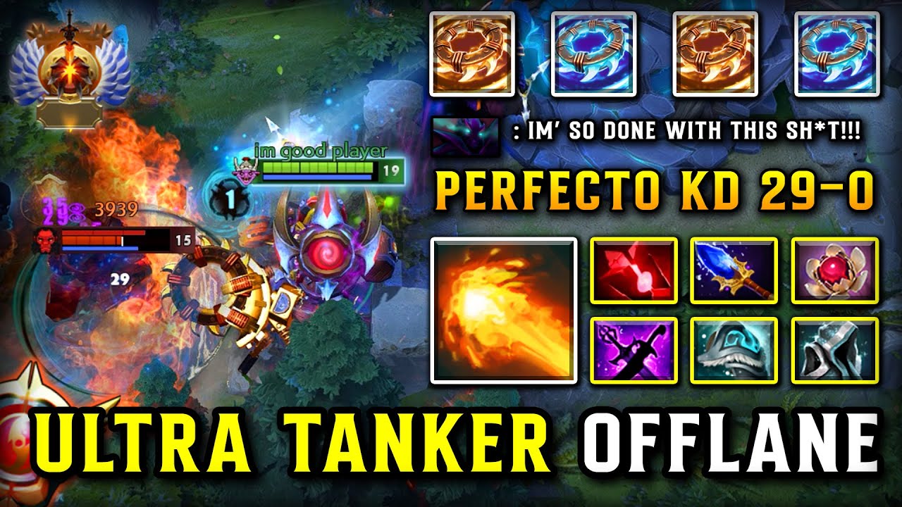 ULTRA TANKER OFFLANE Timbersaw Perfecto 29 убийств и ноль смертей 100% Никто не может остановить ...