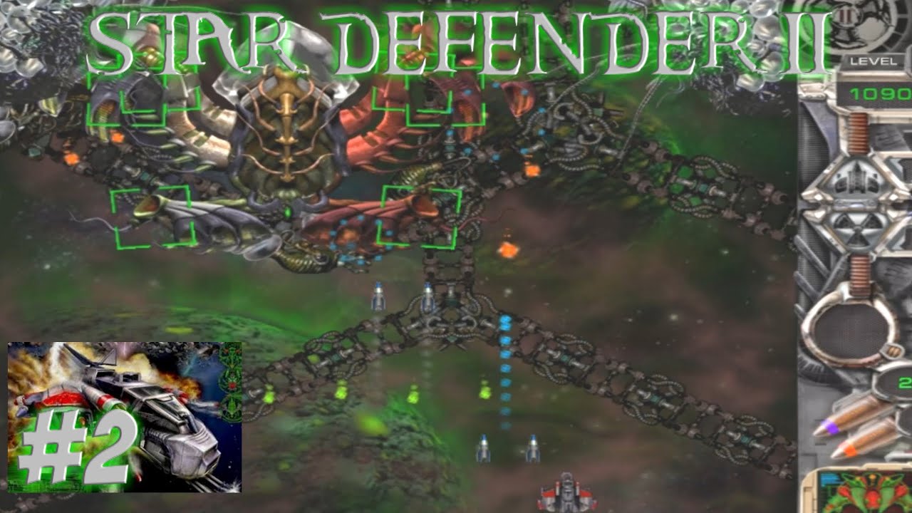 Star Defender II - Gameplay Part 2 - Mission 2 (1~12) - Old PC Games