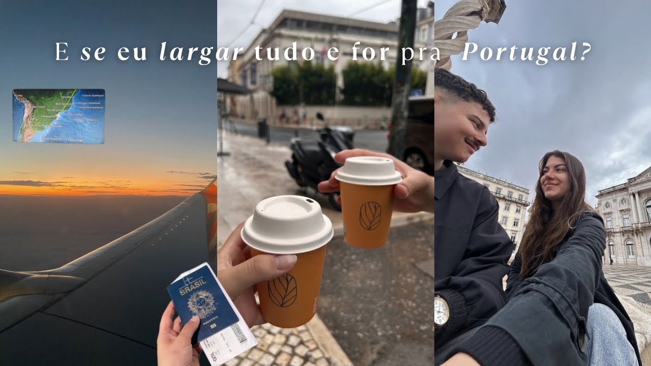 vlog mudança para Portugal | voo, perrengues e conhecendo Lisboa