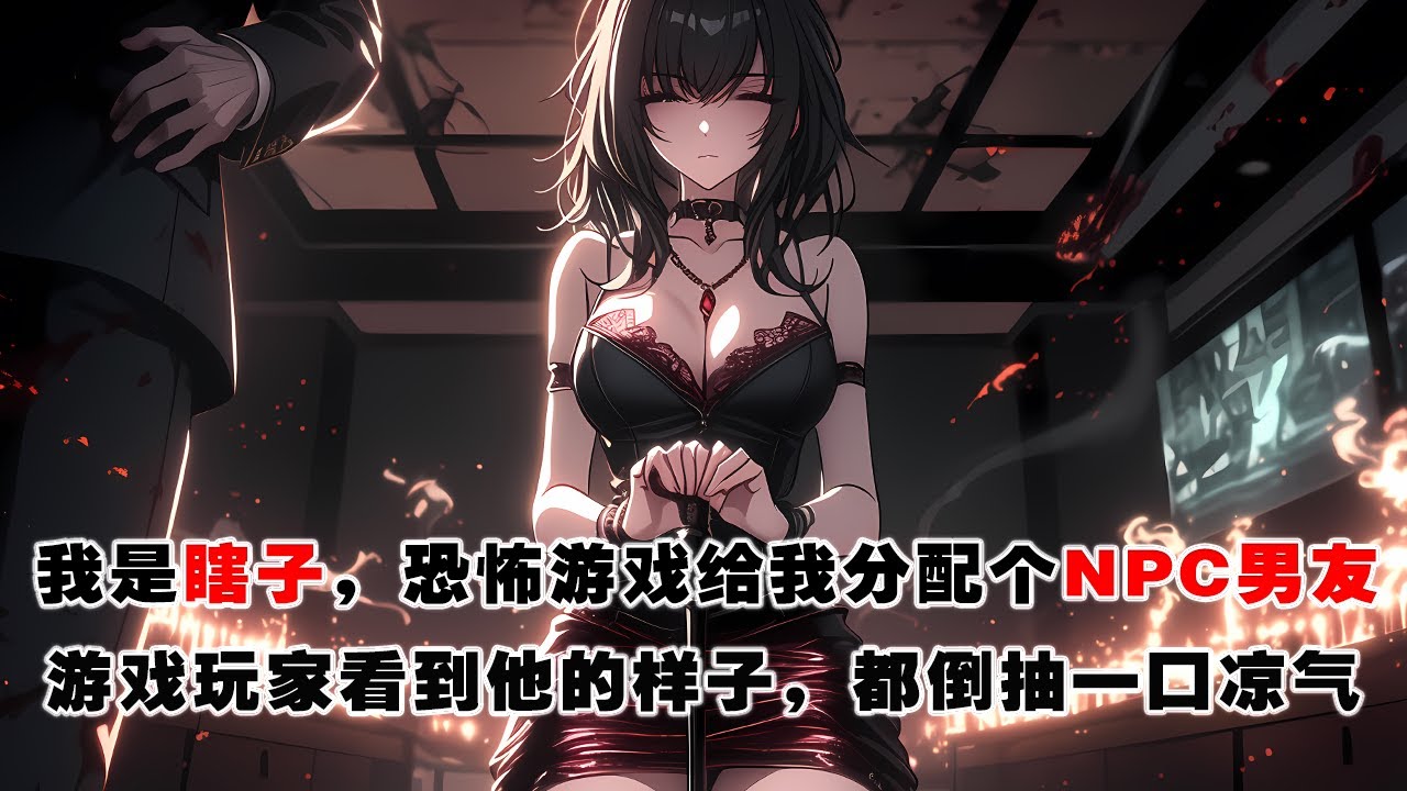 💢《在恐怖遊戲被副本BOSS強製愛》：我是瞎子，一進恐怖遊戲，就給我分配了個NPC男友。遊戲玩家看到他的樣子，都倒抽一口涼氣。 #皮皮说漫