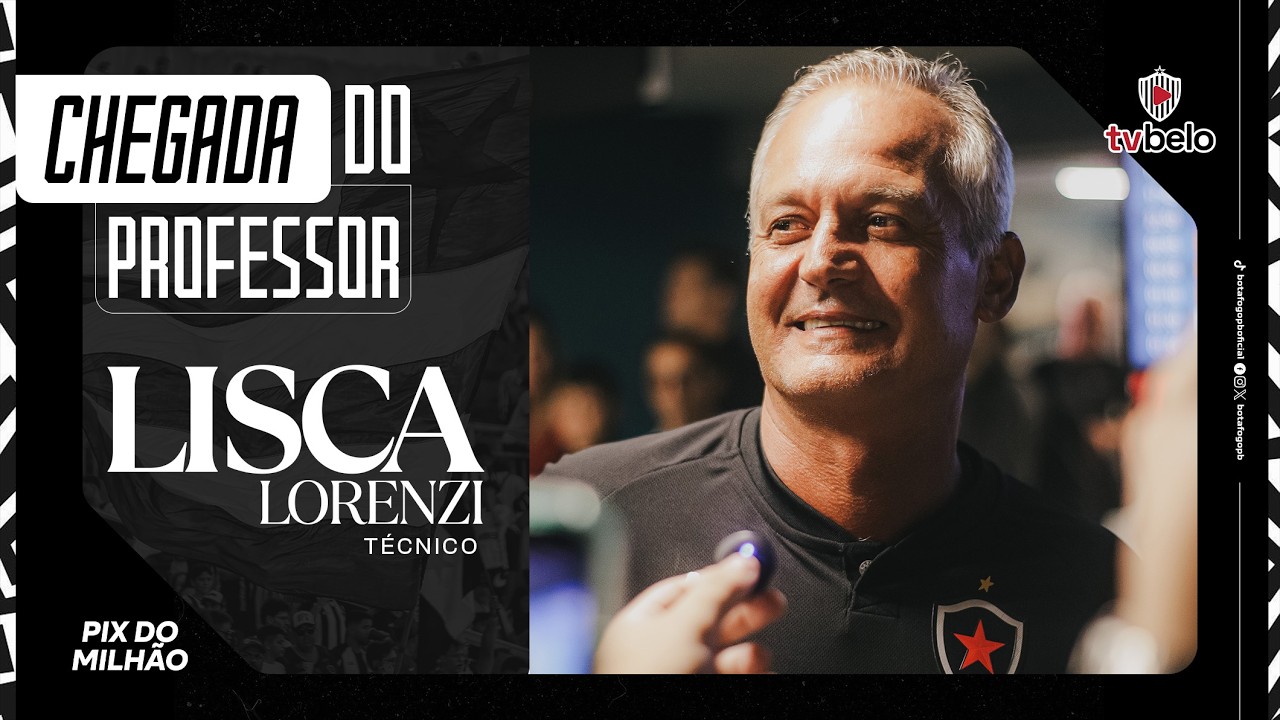 ⚽ ✪ PROFESSOR NA ÁREA!! | Veja como foi a chegada do técnico Lisca ao Maior da Paraíba.
