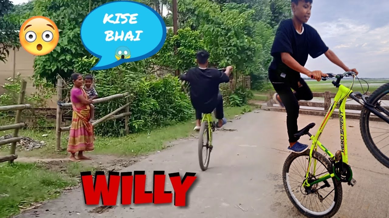 CHALO  CYCLE WILLY TRY KARTE HE ⚡ @lakhyasonowal868 @cyclestuntoffical