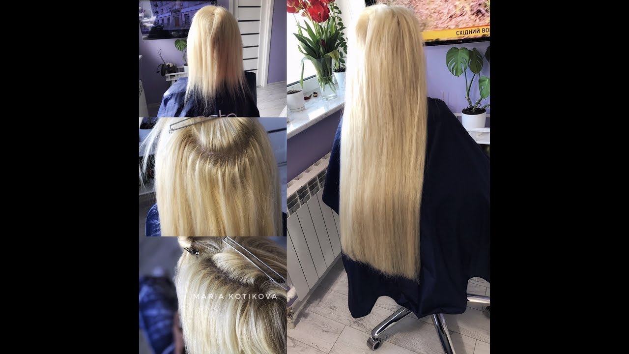 Micro-Capsule Hair Extensions: Hidden Technique for Thin Hair. Hidden K-Tip Extensions #ktips 