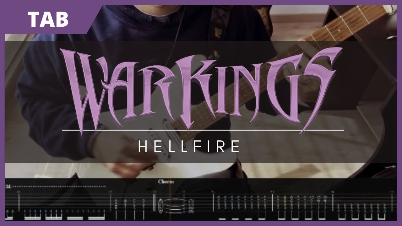 Warkings - Hellfire | [TAB + Rhythm Guitar Cover]