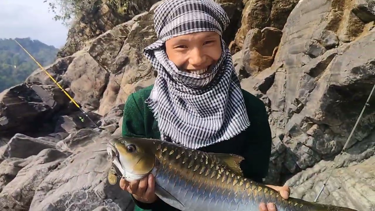 Going to new location for (ANGLING) seyom river near to PAME VILLAGE ...🎣🐟