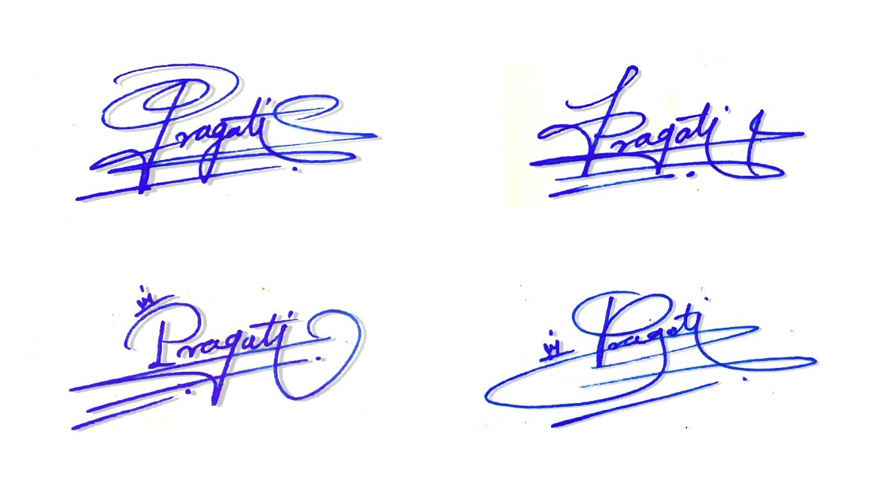 Pragati name signature style | Pragati signature styles | P letter easy signature | Signature Style