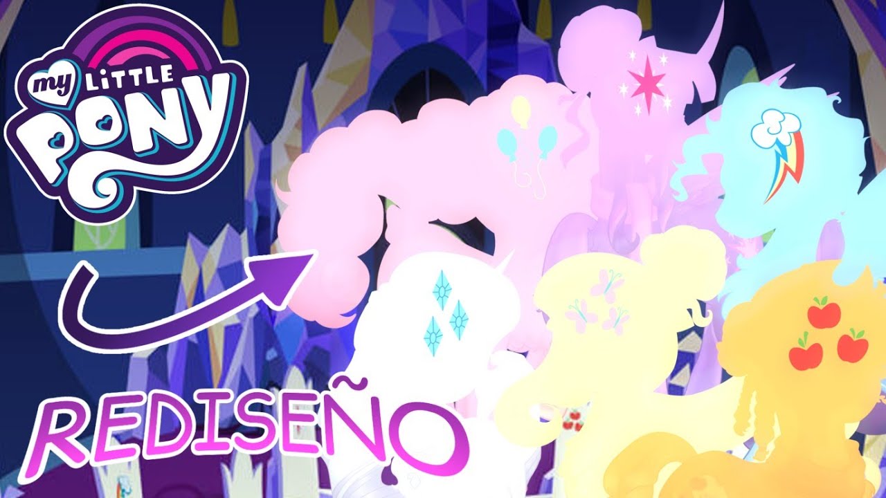 REDISEÑANDO a las Mane Six | My Little Pony 🦄 | Speedpaint