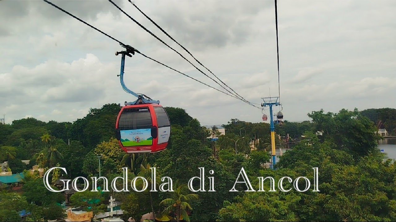 Naik Gondola Menikmati pemandangan indah di sekitar kompleks Ancol dari ketinggian#gondola#ancol