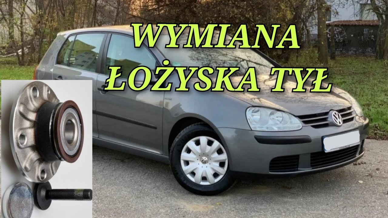 Jak wymienić łożysko tył GOLF 5 V Volkswagen wymiana łożyska tylnego tylne vw piasty piaste