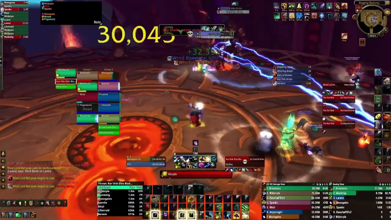 Lootgains VS Wind Lord Mel'Jarak Heroic