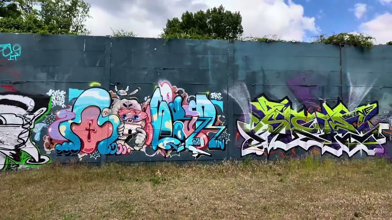 Lincoln Graffiti Wall in Darmstadt