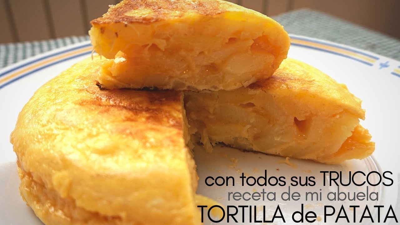 TORTILLA 🥮 de PATATA 🥔 receta de mi ABUELA (con sus 11 TRUCOS para tortilla de papas)