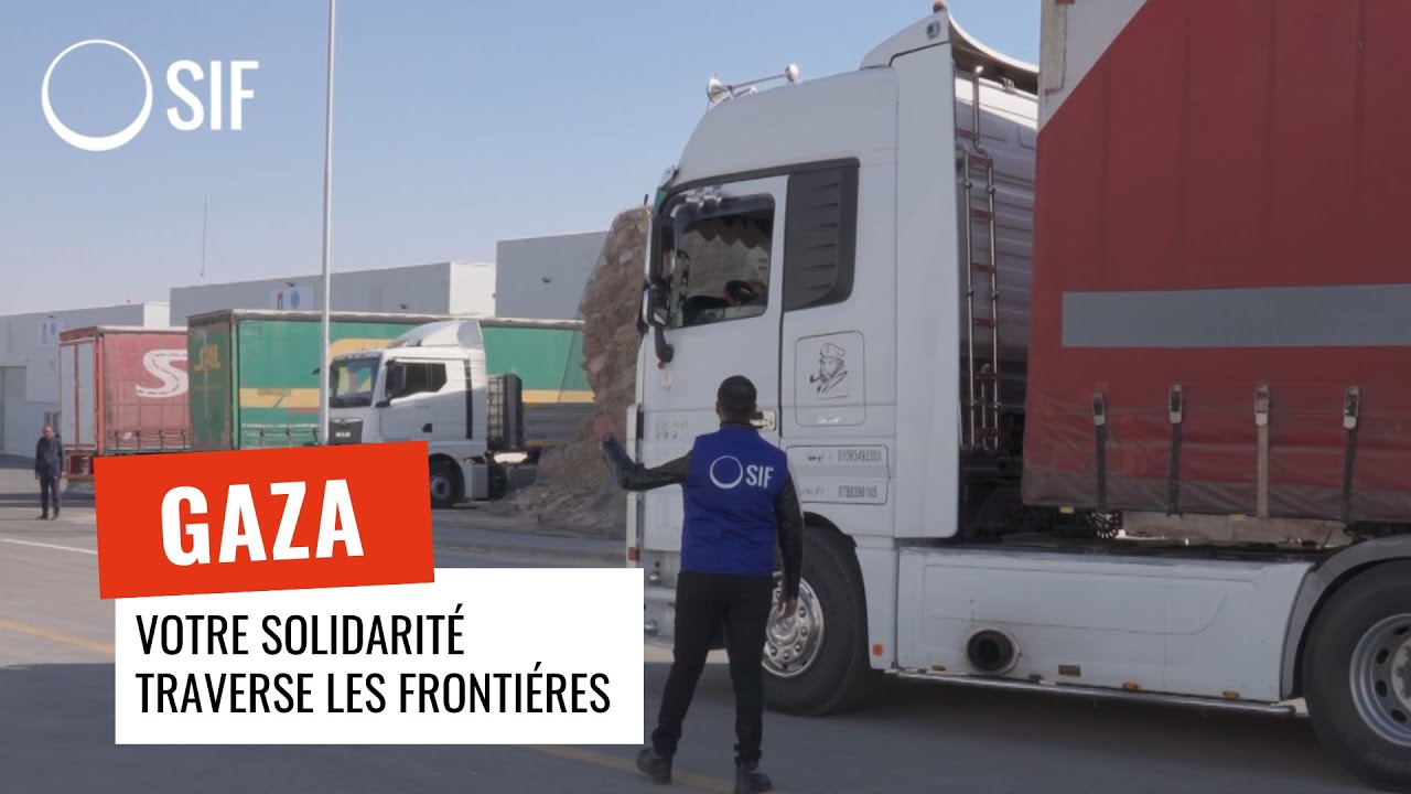 [GAZA] Un convoi humanitaire de 18 000 colis alimentaires en route depuis la Jordanie