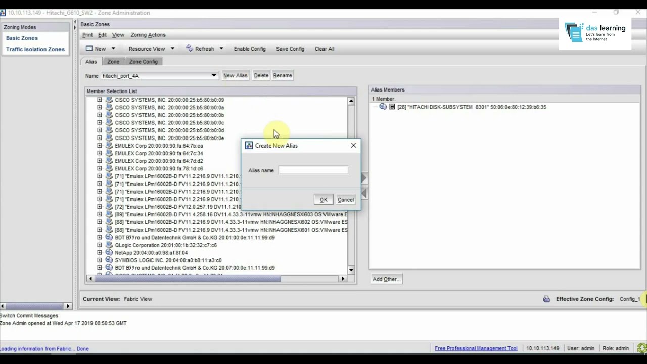 Basics of SAN Switch Zoning | Demonstration of Zoning on Brocade SAN via GUI