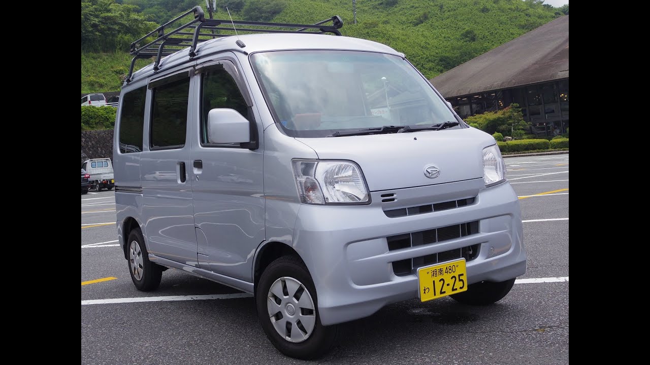 2007-2017 Daihatsu Hijet Cargo 10th Cruise-Turbo High-Roof Start & Drive & In Depth Review