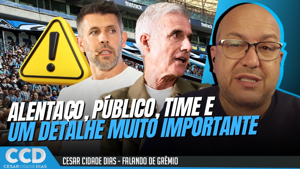 Um detalhe importante da entrevista | Alentaço | Público e time para o Grenal 