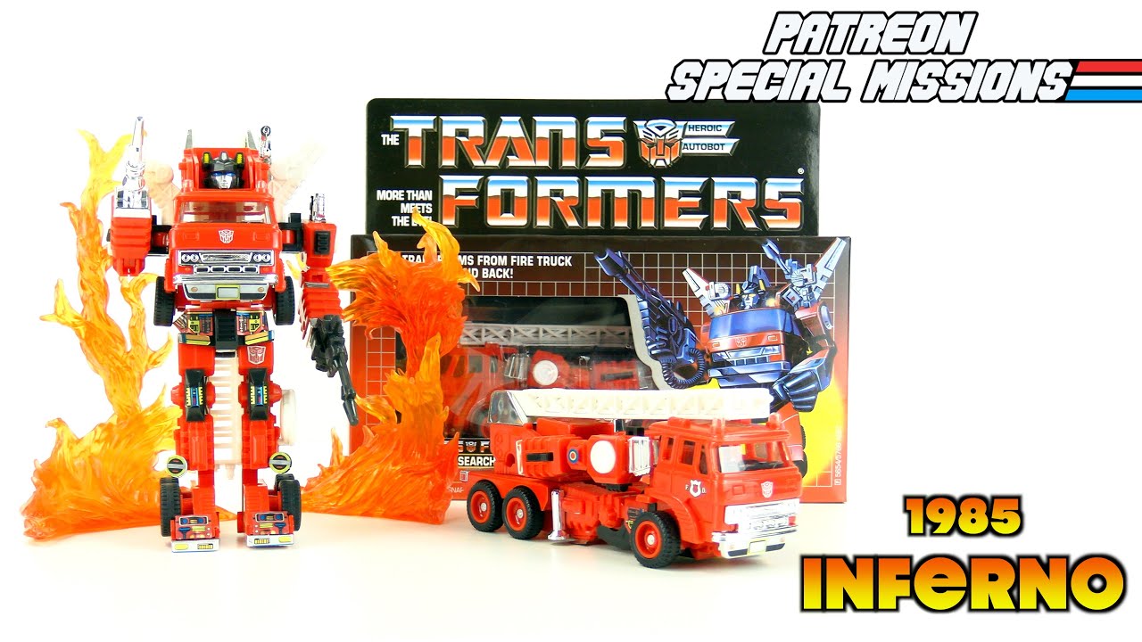 G1 Transformers 1985 INFERNO [Patreon Special Missions]