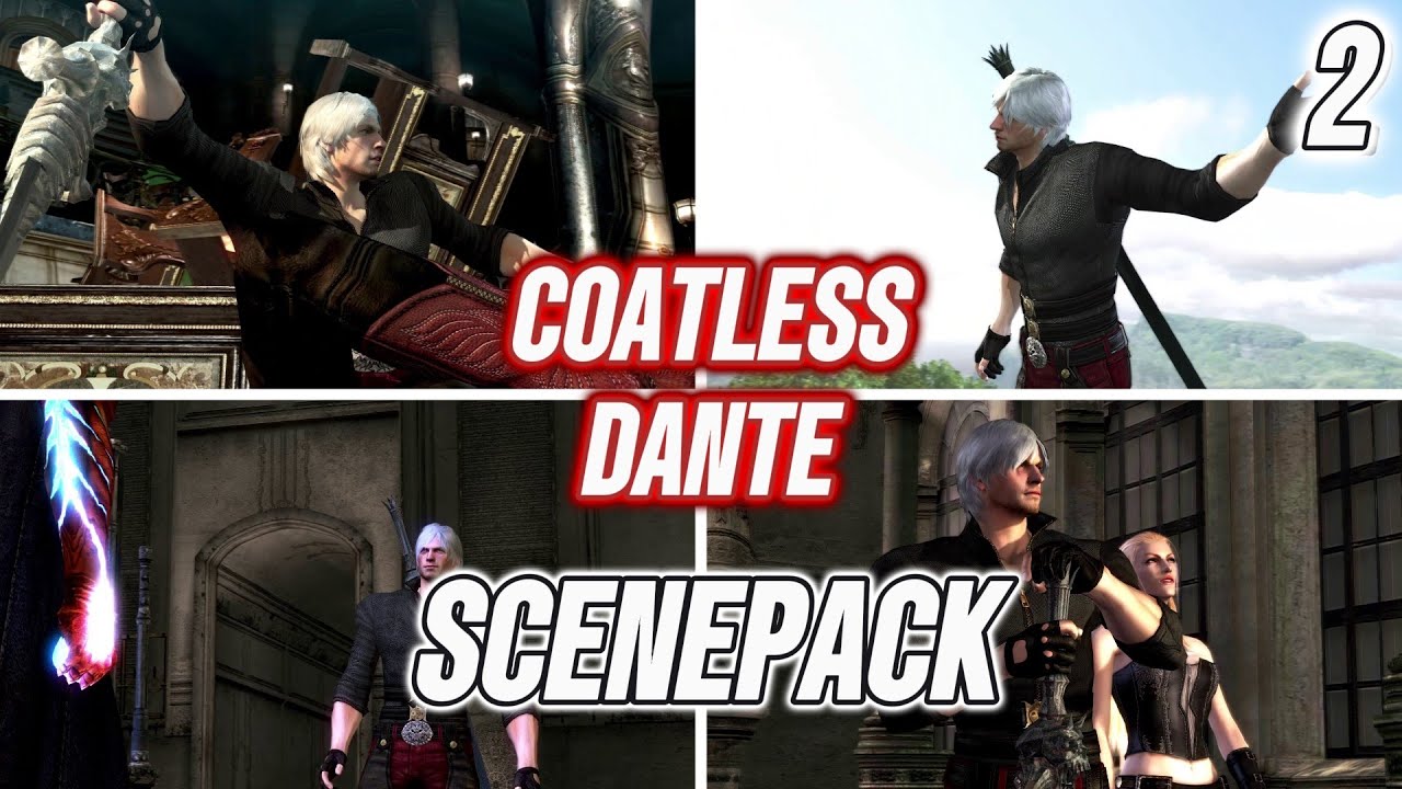 Devil May Cry 4 : Special Edition - Coatless Dante - Scene Pack (2)