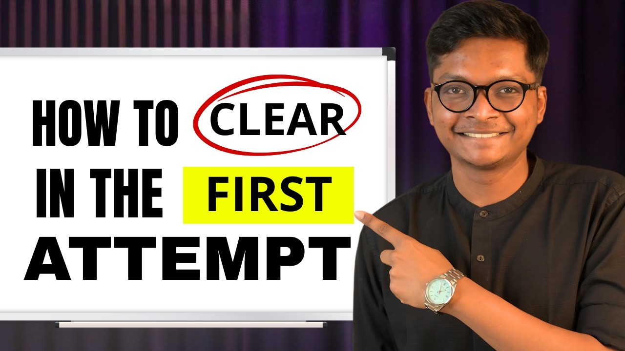 How to Clear CA Inter in the FIRST ATTEMPT - Sep 26 & Jan 27 Exams