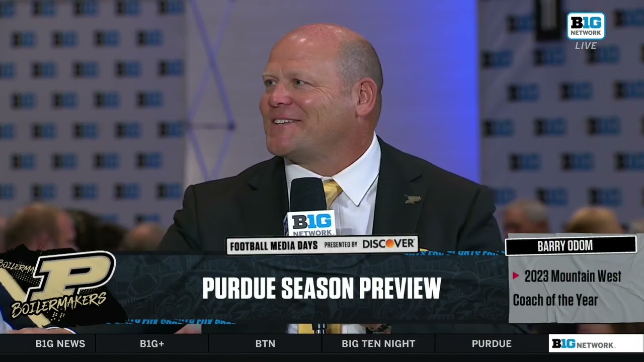 Barry Odom Panel Interview Big Ten Media Day | Purdue Football