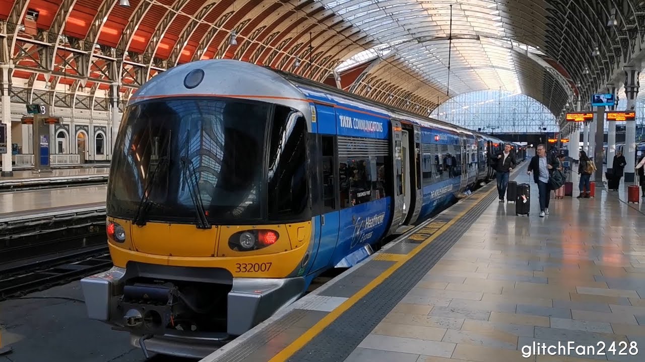 [Heathrow Express] Ride on British Rail Class 332, Airport &mdash;＞ Paddington