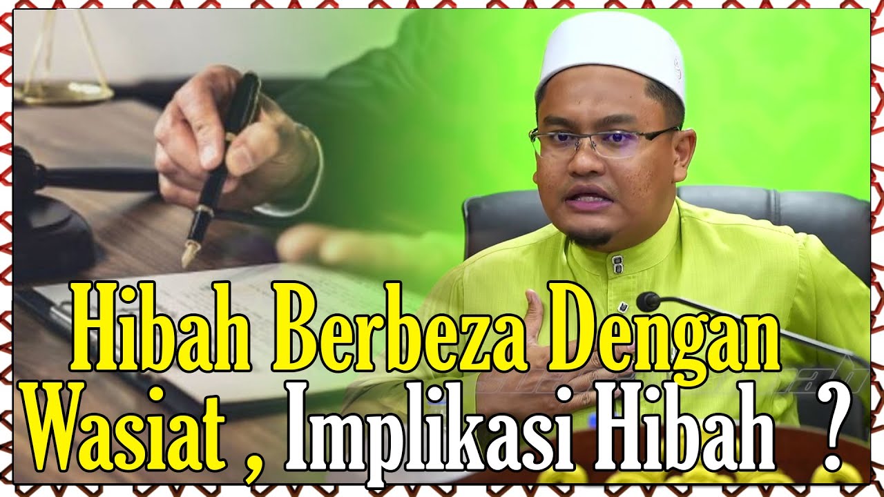Hibah Berbeza Dengan Wasiat. Wasiat Ialah Perkara Yg Berlaku Selepas Mati, Hibah Pula Sebelum Mati.