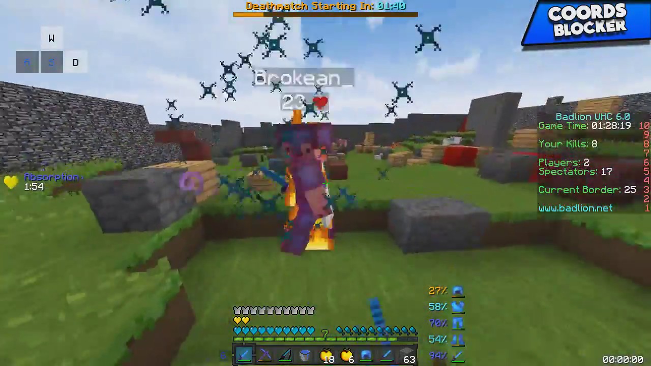 ¡THE BEST OBBY TRAP EVER! Badlion FFA Win | UHC Highlights #75
