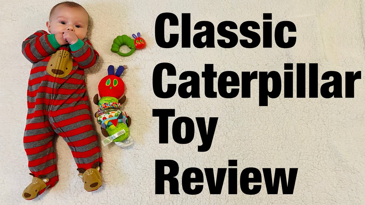 Baby Ronan reviews The Very Hungry Caterpillar 5” Teether and Activity Toy!
