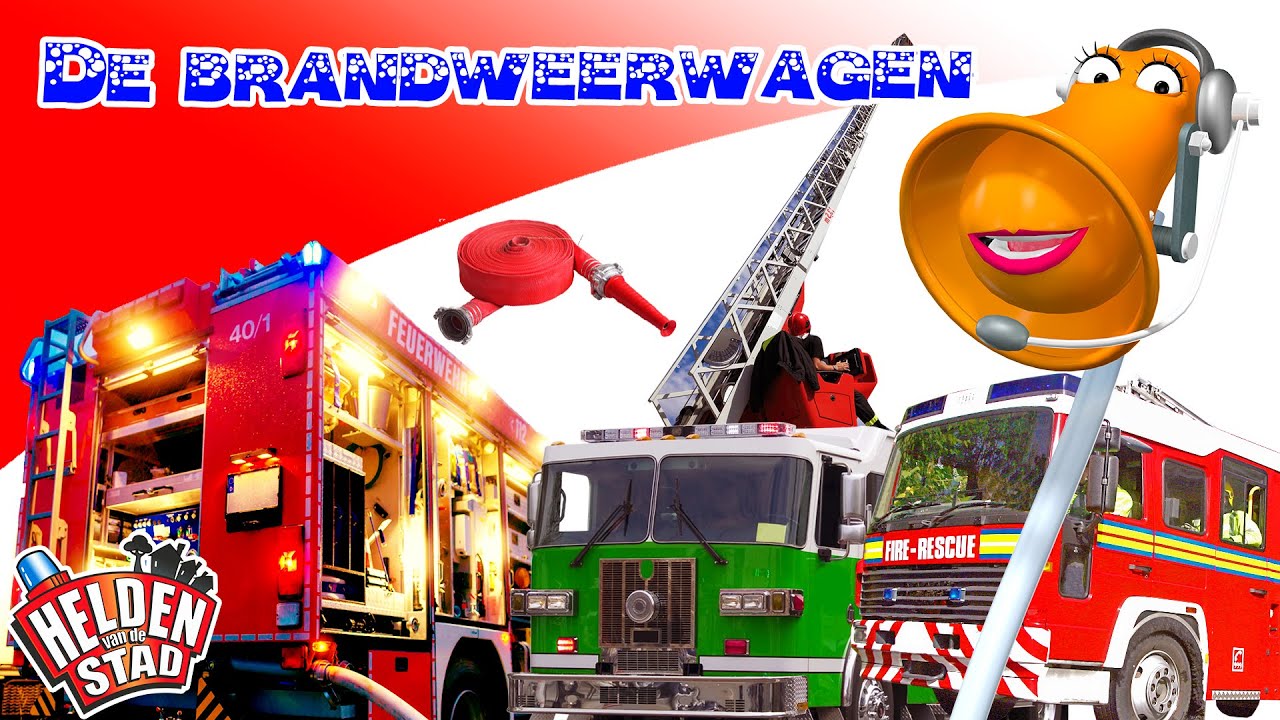 De brandweerwagen | Helden van de Stad | Nederlands | Volledige Afleveringen | Voertuigen