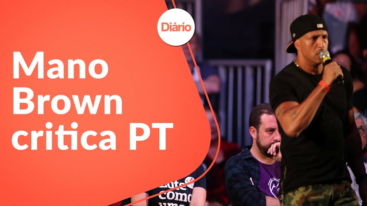 Em comício no Rio, Mano Brown critica PT e é defendido por Chico e Caetano