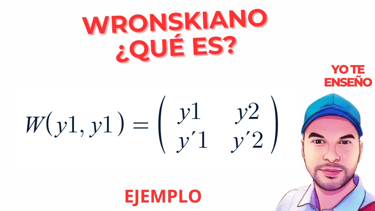 EL WROSNKIANO, ejemplo resuelto paso a paso |LUCHO PROFE|