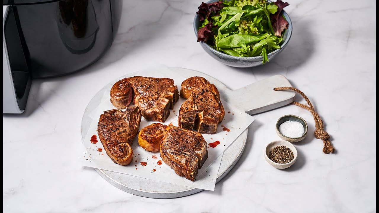 How to Airfryer Lamb loin chops
