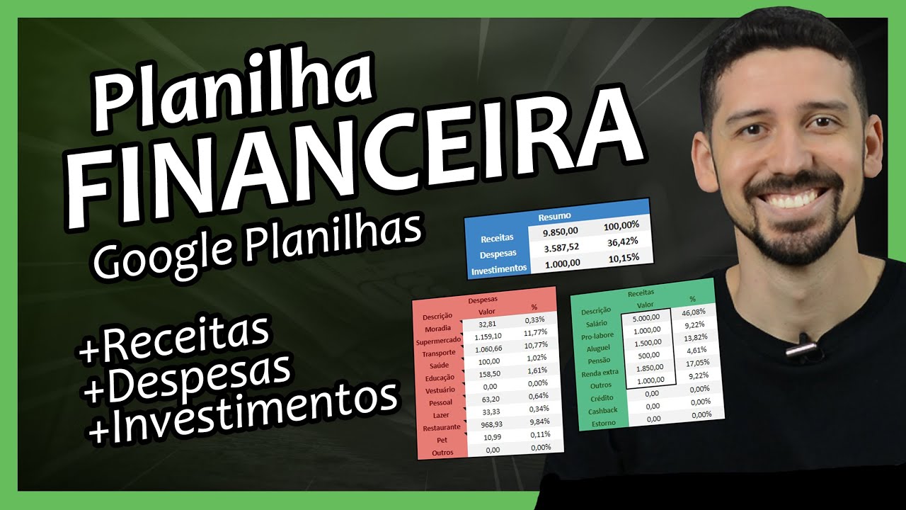 Melhor PLANILHA de FINANÇAS PESSOAIS do Google Planilhas