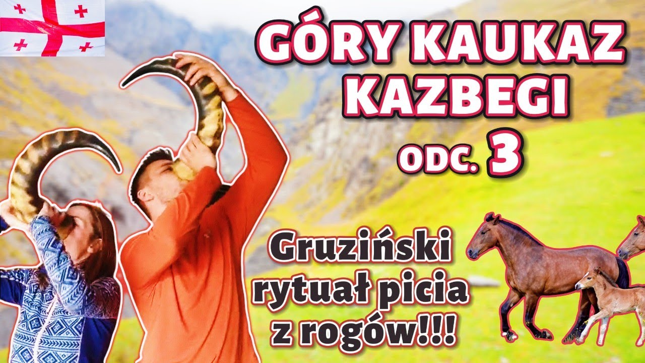 GRUZJA - Stepancminda/Kazbegi! Góry Kaukaz, Gruzińska Gościnność, droga wojenna (Odc. 3/6)