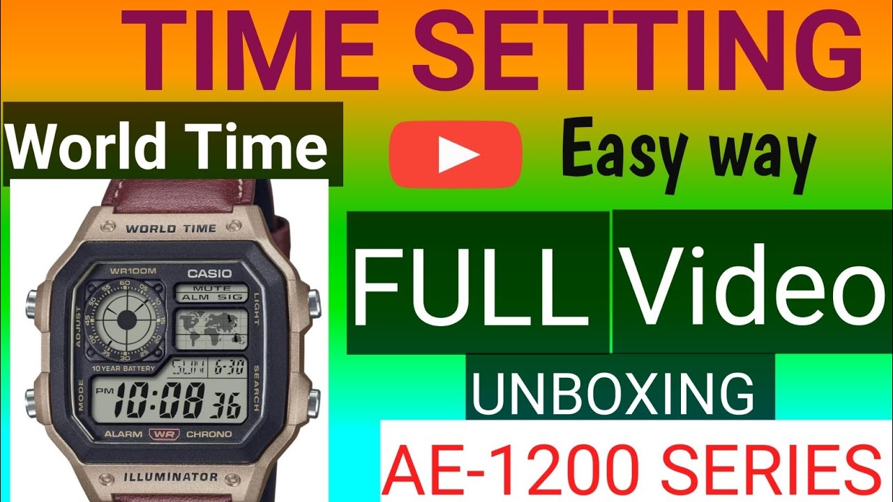 AE-1200WHL-5A#casioproducts#viralvideo #wristwatch #timesetting#newarrivals #watchfeatures