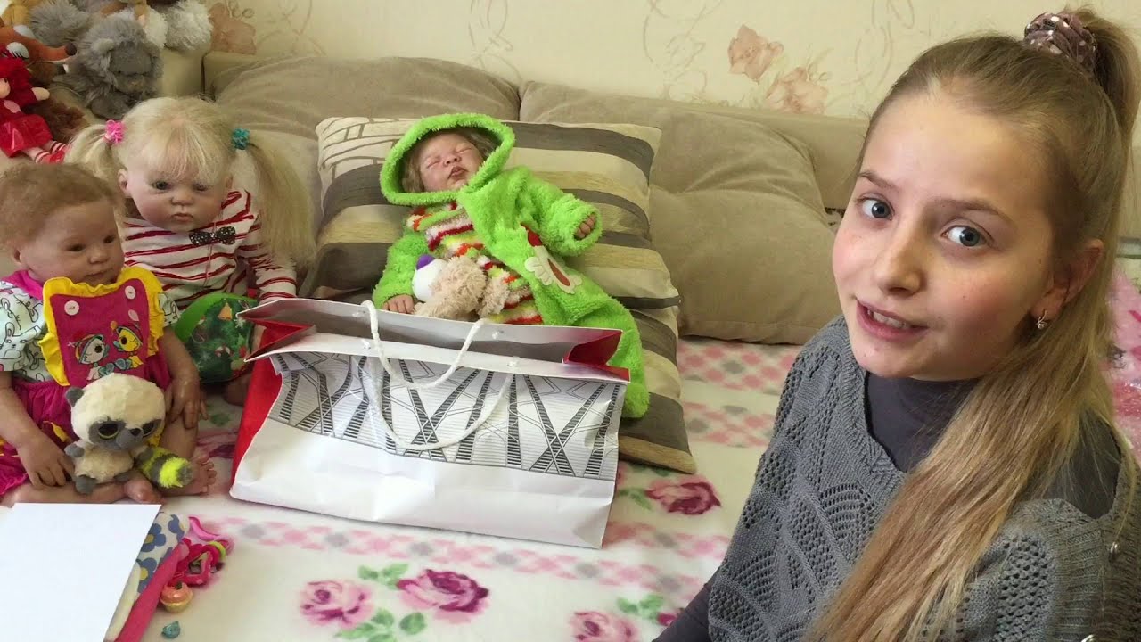 Распаковка новой малышки реборн и шезлонга !!_)))