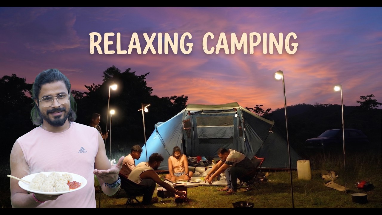 Steamy Momos & Sunset Vibes | Relaxing Group Camp