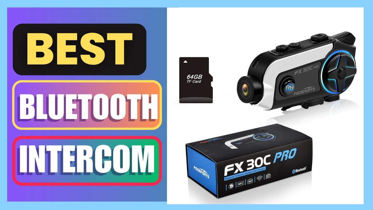 Best Fodsports FX30C Pro Motorcycle Intercom