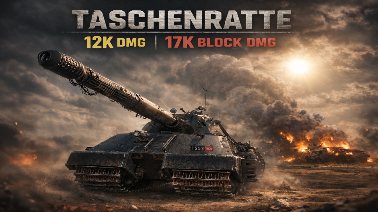 Taschenratte UNSTOPPABLE 💀 12K DAMAGE & 17K BLOCK | WoT 2.0