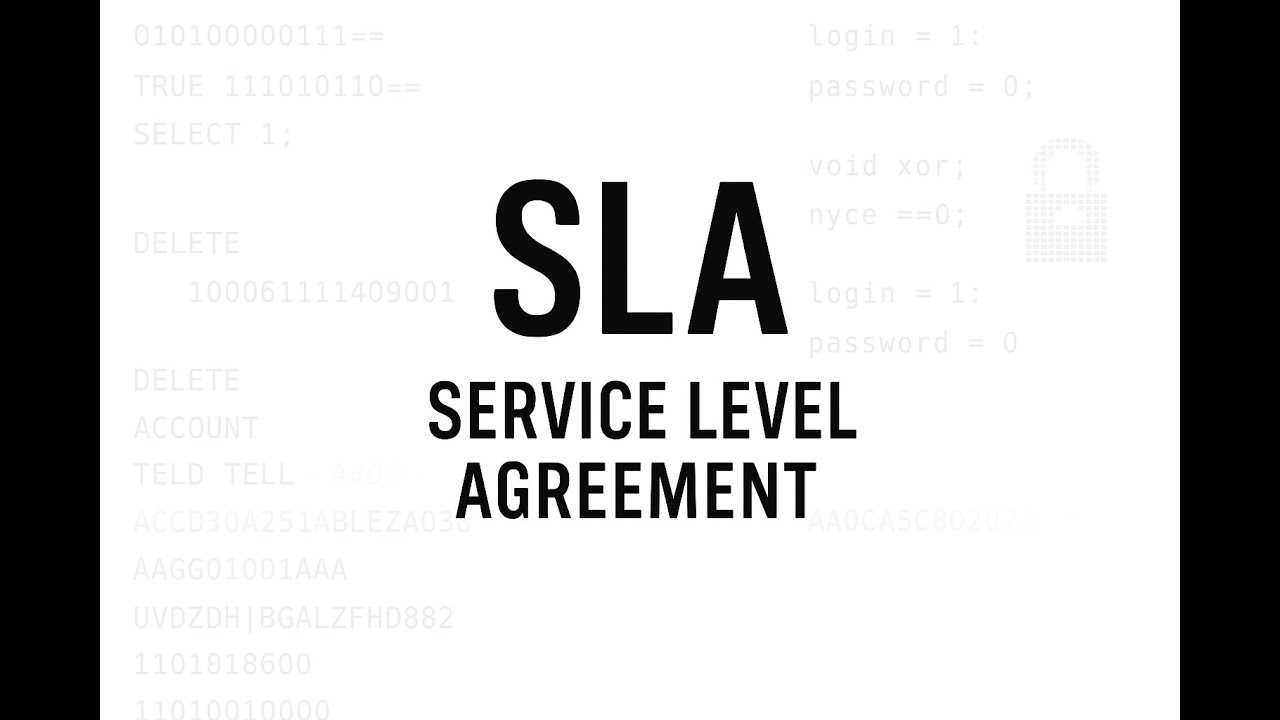 Что такое Service Level Agreement? Пример SLA в нагрузочном тестировании