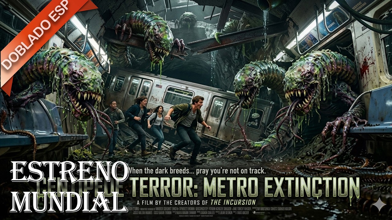 【Doblado al Españo】Enormes insectos alienígenas se apoderan del metro y devoran humanos.