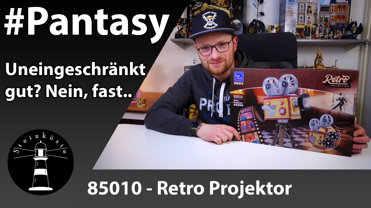 Geht das denn? Ein ECHTER Projektor aus Bausteinen? - Pantasy 85010 Retro Projektor #pantasy