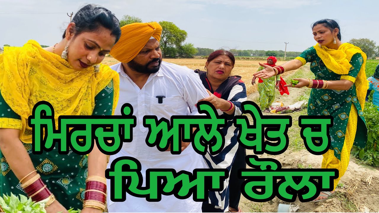 Mirchan aale khet ch piya roula ….Punjabi comedy short movie