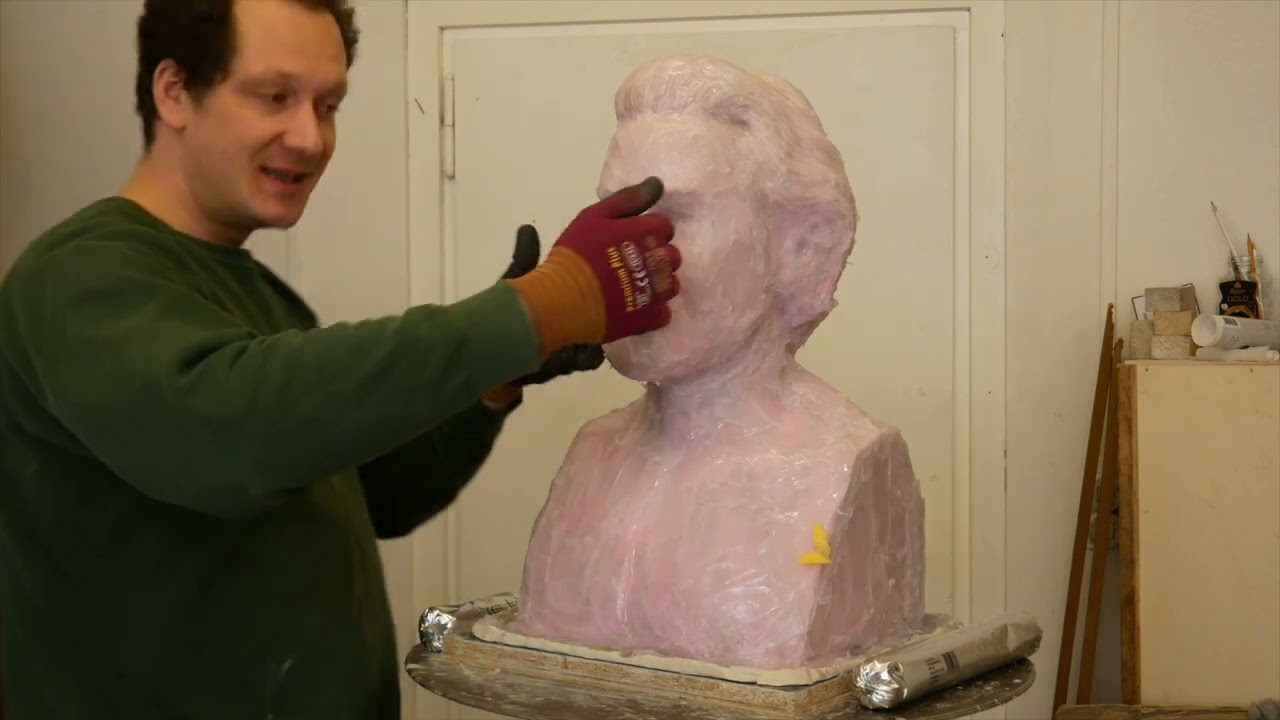 Geniale Formbautechnik für die Bildhauerei / Gipsabguss / Silikonform / Bildhauer