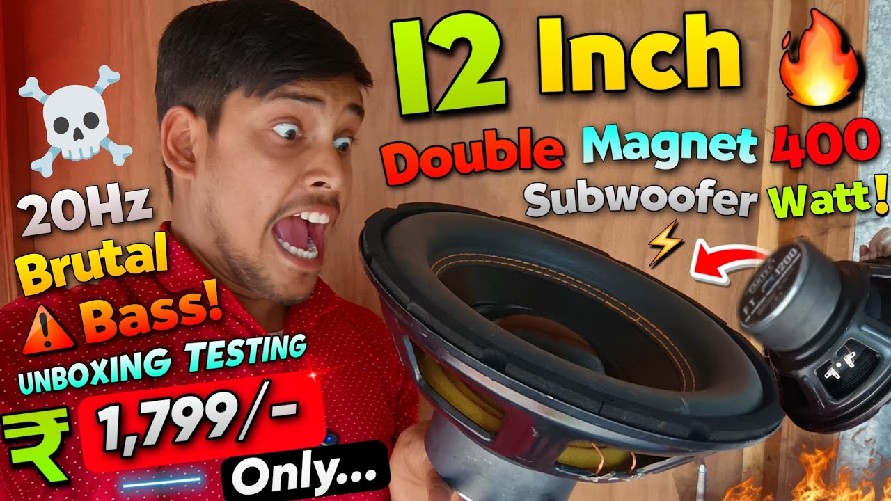 I Bought Cheapest 12 Inch Double Magnet Subwoofer..