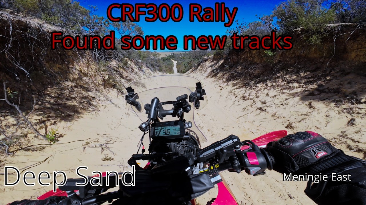 CRF300 Rally Found New Tracks