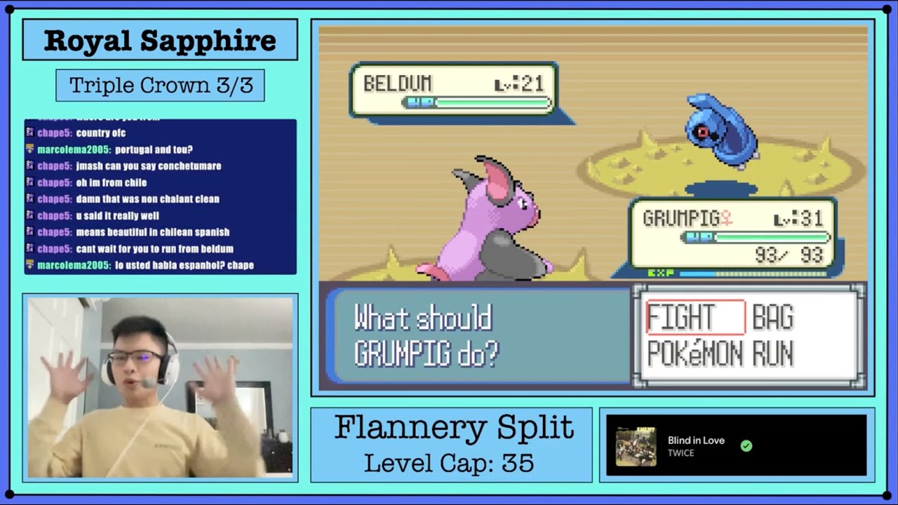 Last Trek Up the Mountain | Pokemon Royal Sapphire Triple Crown (3/3) [Brawly Split - Mt. Chimney]